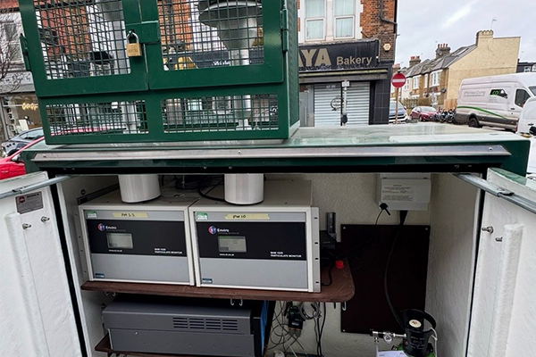 Close-up of clean BAM filter tape highlighting the importance of proper handling