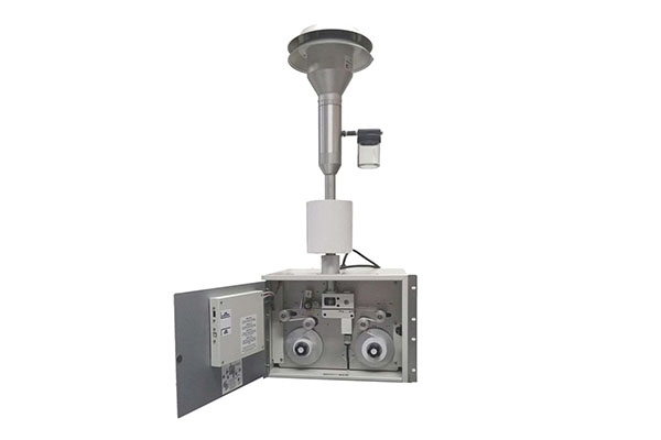 Met One BAM 1020 continuous particulate monitor displaying advanced air quality measurement system for precise PM monitoring with automated filtration capabilities