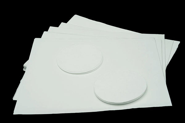 Grade EPM 2000 Air Sampling Filters showcasing glass fiber construction and high-efficiency particle collection capabilities