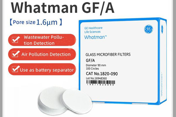 Whatman GF/A filters demonstrating superior particle retention and binder-free construction for accurate laboratory analyses and scientific research applications