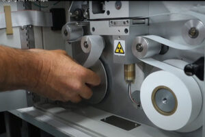 How to replace the filter tape for BAM 1020 particulate monitor?