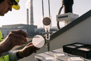 What types of air monitoring filters are available?